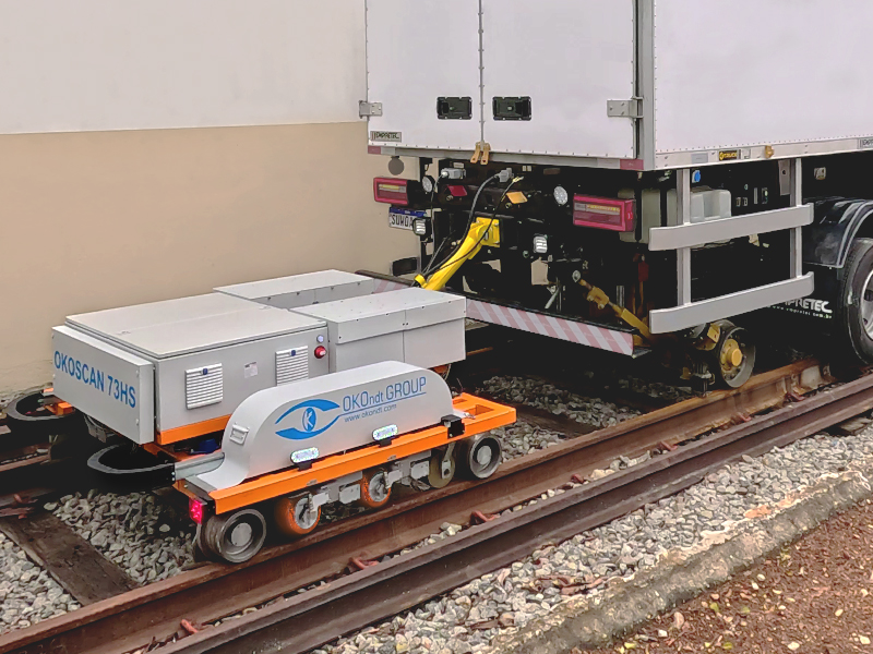 High-speed rails testing system OKOSCAN UT73HS