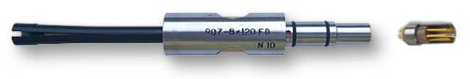 Eddy-current Dynamic Rotating Bolt Hole Probe with Flexible Tip